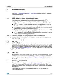 STM1404ATOHQ6F Datasheet Page 11