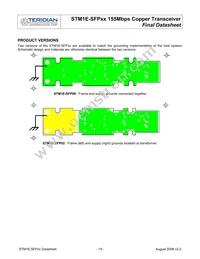 STM1E-SFP08 Datasheet Page 15