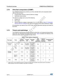 STM32F301C6T6TR Datasheet Page 22