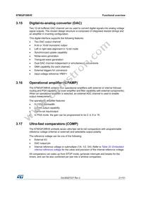 STM32F398VET6 Datasheet Page 21