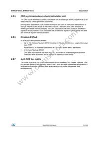 STM32F407IGH6J Datasheet Page 21
