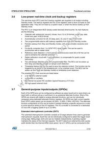 STM32L010R8T6 Datasheet Page 21