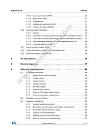 STM32L063R8T6TR Datasheet Page 3