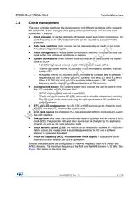 STM32L152VCT6D Datasheet Page 21