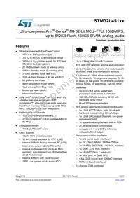 STM32L451CCU3TR Datasheet Cover