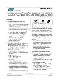 STM32L476VET6TR Datasheet Cover