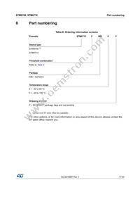 STM6710FWB7F Datasheet Page 17