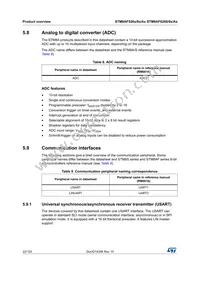 STM8AF52AATDY Datasheet Page 22