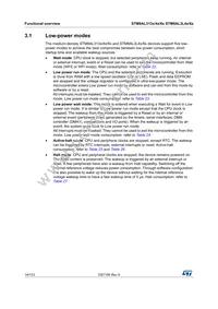 STM8AL3168TCX Datasheet Page 14