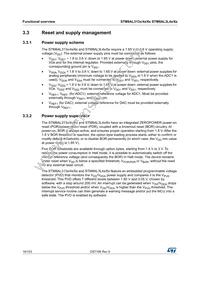 STM8AL3168TCX Datasheet Page 16