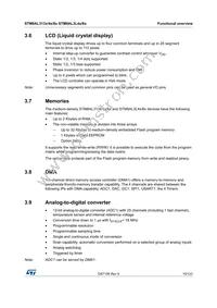 STM8AL3168TCX Datasheet Page 19