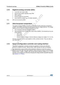 STM8AL3168TCX Datasheet Page 20