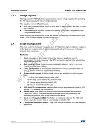 STM8AL3L8ATCY Datasheet Page 18