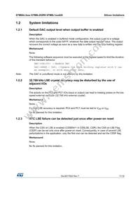 STM8AL3LE88TCX Datasheet Page 11