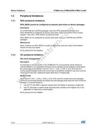 STM8AL3LE88TCX Datasheet Page 12