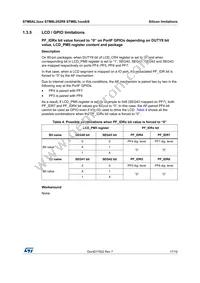 STM8AL3LE88TCX Datasheet Page 17