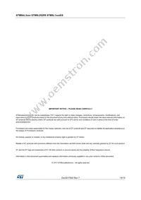 STM8AL3LE88TCX Datasheet Page 19