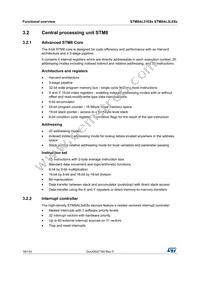 STM8AL3LE8ATCY Datasheet Page 16