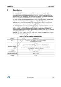 STM8L001J3M3 Datasheet Page 7