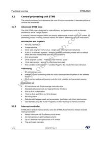 STM8L050J3M3TR Datasheet Page 14