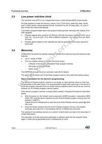 STM8L050J3M3TR Datasheet Page 18