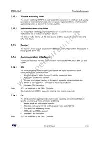 STM8L050J3M3TR Datasheet Page 21