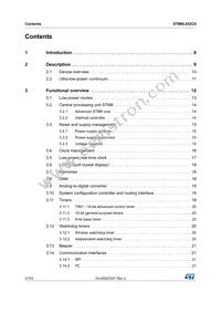 STM8L052C6T6TR Datasheet Page 2