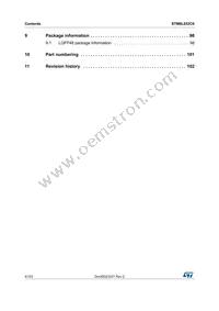 STM8L052C6T6TR Datasheet Page 4