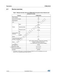 STM8L052C6T6TR Datasheet Page 10