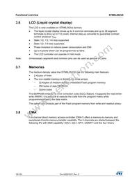 STM8L052C6T6TR Datasheet Page 18