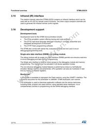 STM8L052C6T6TR Datasheet Page 22