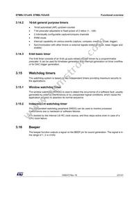 STM8L152K4T6TR Datasheet Page 23