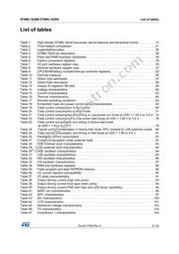 STM8L162M8T6 Datasheet Page 5