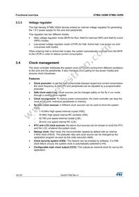 STM8L162M8T6 Datasheet Page 16