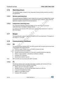 STM8L162M8T6 Datasheet Page 22