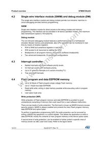 STM8S105C6T3TR Datasheet Page 14