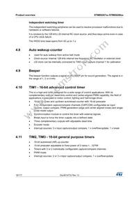 STM8S207S6T6C Datasheet Page 18