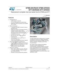 STM8S208S6T6C Datasheet Cover