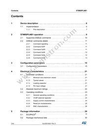 STM8SPLNB1P6 Datasheet Page 2