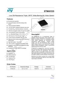 STMAV335TTR Datasheet Cover
