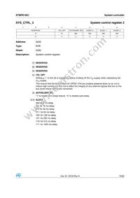 STMPE1601TBR Datasheet Page 19