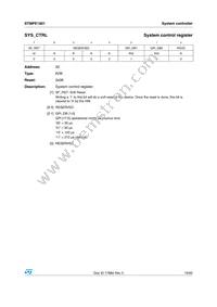 STMPE1801BJR Datasheet Page 19