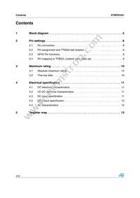 STMPE2401TBR Datasheet Page 2