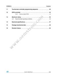 STMPE610QTR Datasheet Page 3