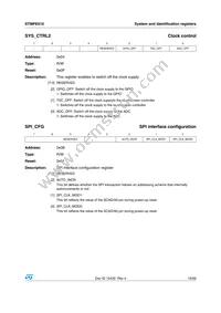 STMPE610QTR Datasheet Page 19