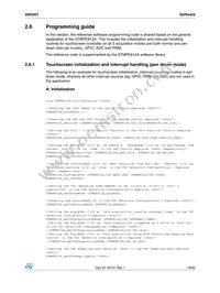 STMPE812ABJR Datasheet Page 19