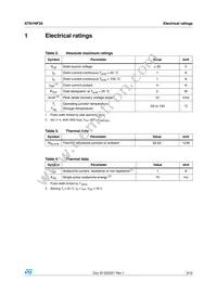 STN1NF20 Datasheet Page 3