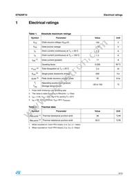 STN2NF10 Datasheet Page 3