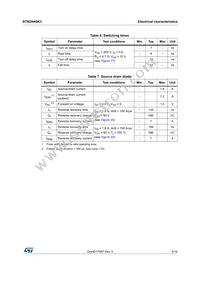 STN3N40K3 Datasheet Page 5