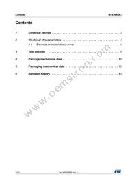 STN3N45K3 Datasheet Page 2